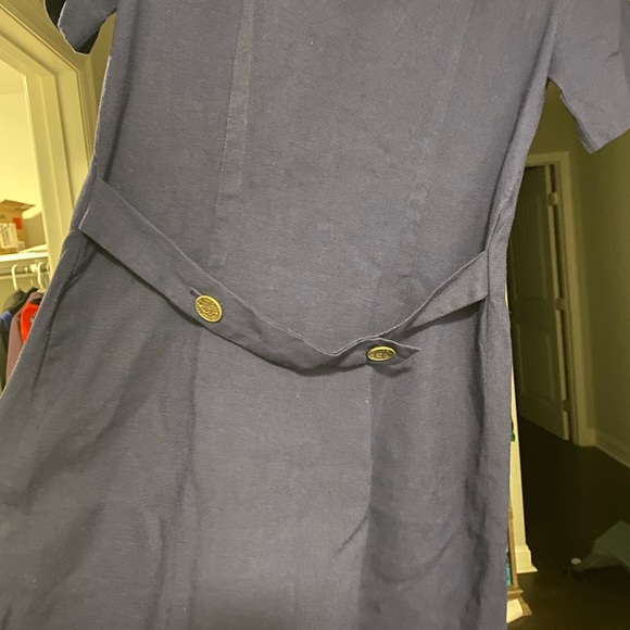 VINTAGE double-button stewardess style dress - Picture 2 of 8